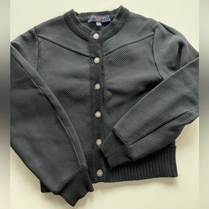 Black Louis Vuitton Bomber Jacket